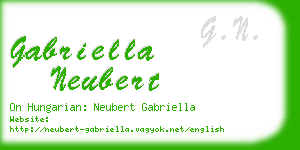 gabriella neubert business card